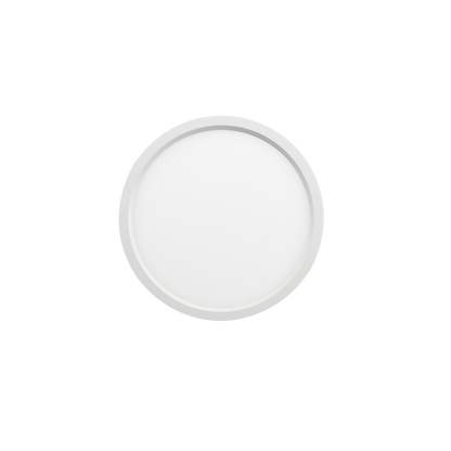 Sol - 5" Slim Surface Round 10W | 600Lm | Selectable CCT 27/30/35/40/50K | 120V | White Finish | CRI 90+