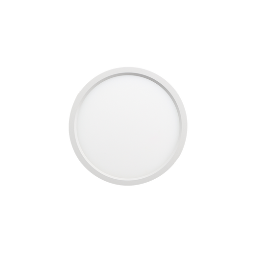 Sol - 5" Slim Surface Round 10W | 600Lm | Selectable CCT 27/30/35/40/50K | 120V | White Finish | CRI 90+