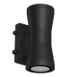 Clessidra - 7" Up/Down/Up&Down Wall Sconce - Selectable Wattage 18/30/45/60W - Selectable CCT 30/40/50K - 120-347V - Black Finish — Title: Default Title