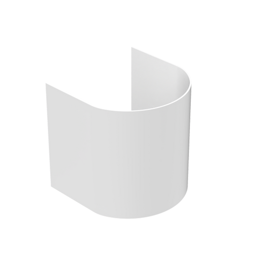 Clair Obscure - Round Cover for R31412 | White Finish