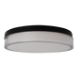 Noir - 12" Flushmount Fixture - 22W - 1500 lm - Selectable CCT 27/30/35/40/50K - 120V — Finish: Black