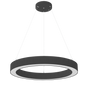 Aurora - 48" Architectural Ring Fixture | Selectable Wattage: 40/60/80/100W | Selectable CCT: 30/35/40/50K | Selectable Direct And Indirect Light Ratios | 120-347V | Black Finish | Suspension Cables And Canopy Included | DLC Pending