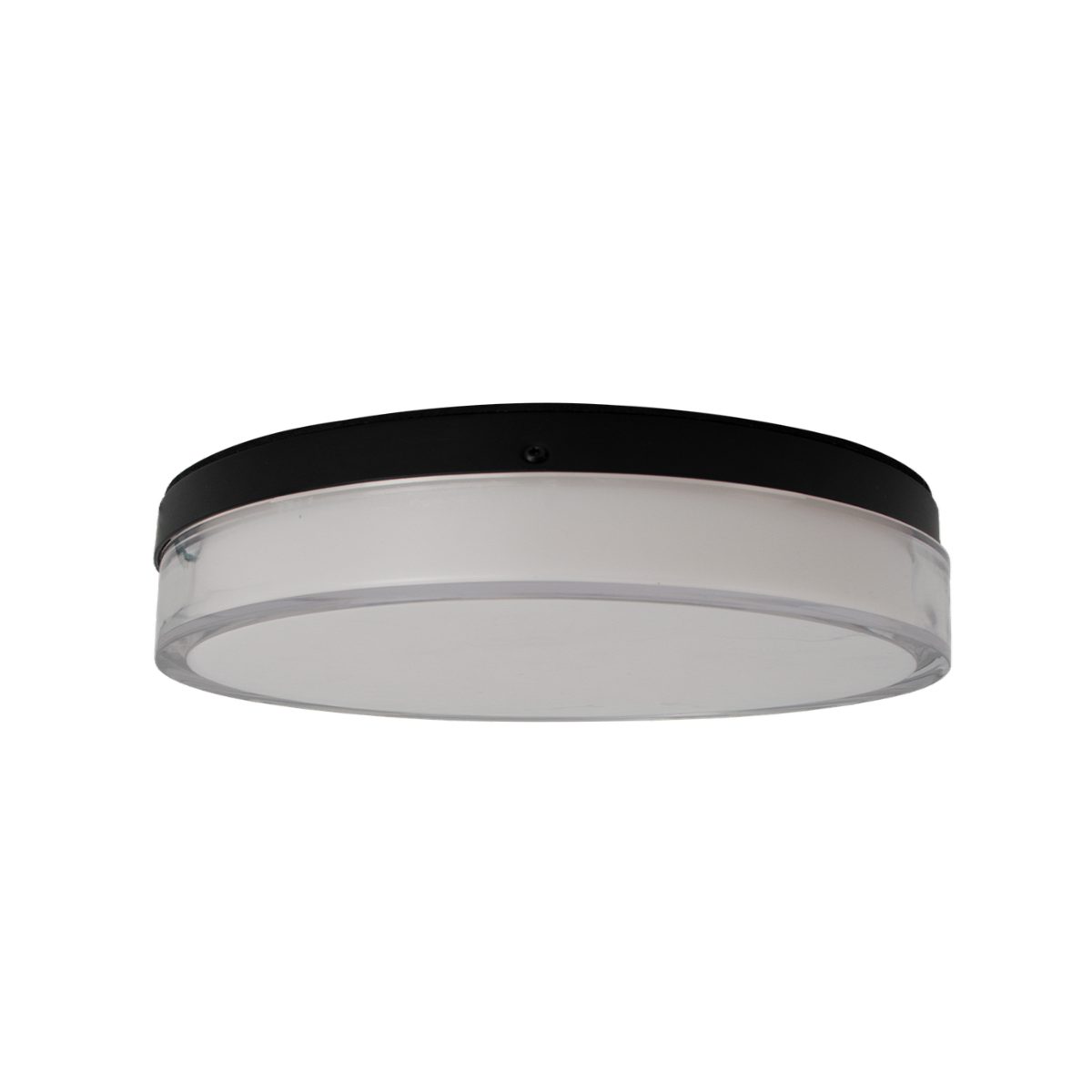 Noir - 7" Flushmount Fixture - 15W - 1000 lm - Selectable CCT 27/30/35/40/50K - 120V — Finish: Black