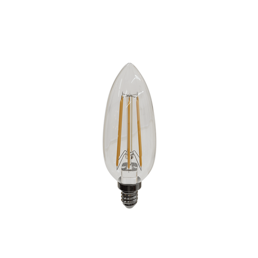 E12 Candle Filament - 5W - 500LM - 2700K - 120V — Title: Default Title