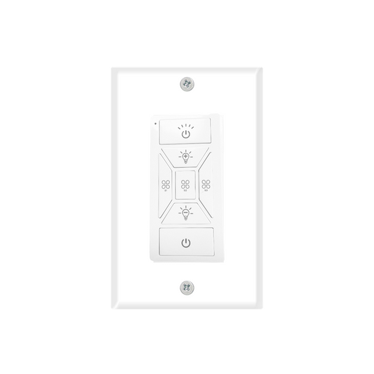 Reno Smart - Bluetooth 7-Key Smart Wall Switch - Wall switch with mounting plate — Title: Default Title