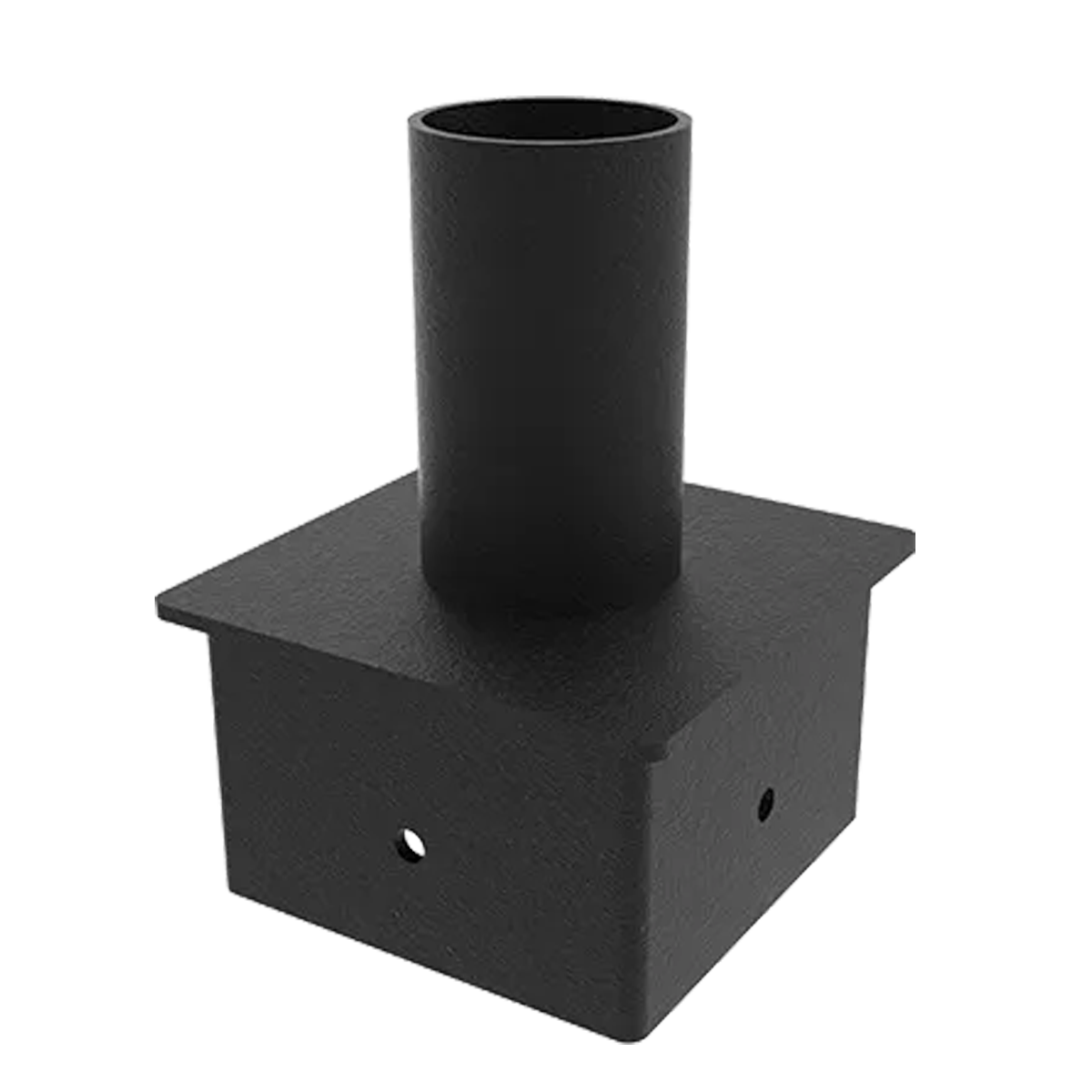 Tenon Adaptor - 4” Tenon - 5” Square Pole Mounting — Title: Default Title