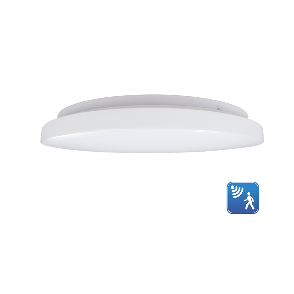 Luma - 10" Flushmount Fixture with Integrated Microwave Sensor - Selectable Wattage 10/12/16W - 680/1020/1360 lm - Selectable CCT 27/30/35/40/50K -... — Size: 10"