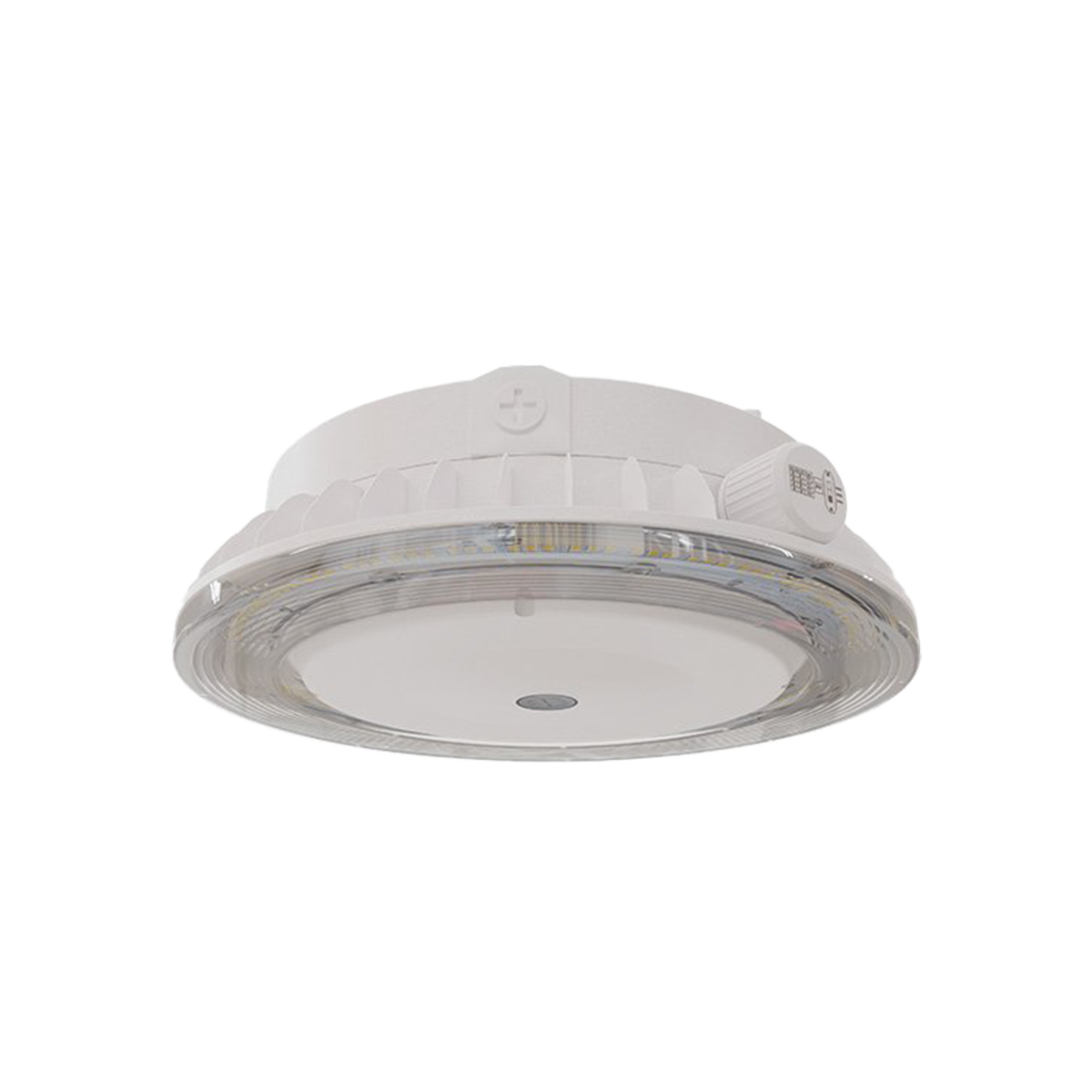 Flare - Slim Round Canopy R1 - Selectable Wattage 25/30/35/40W - Selectable CCT 3000/4000/5000K - 120-347V - White Finish — Title: Default Title