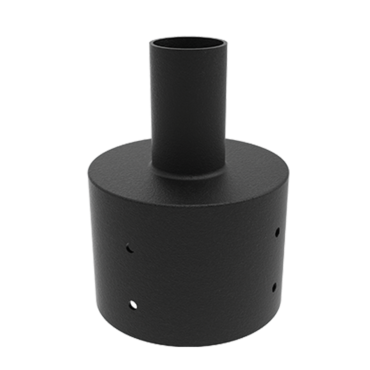 Tenon Adaptor - 4” Tenon - 6” Round Pole Mounting — Title: Default Title