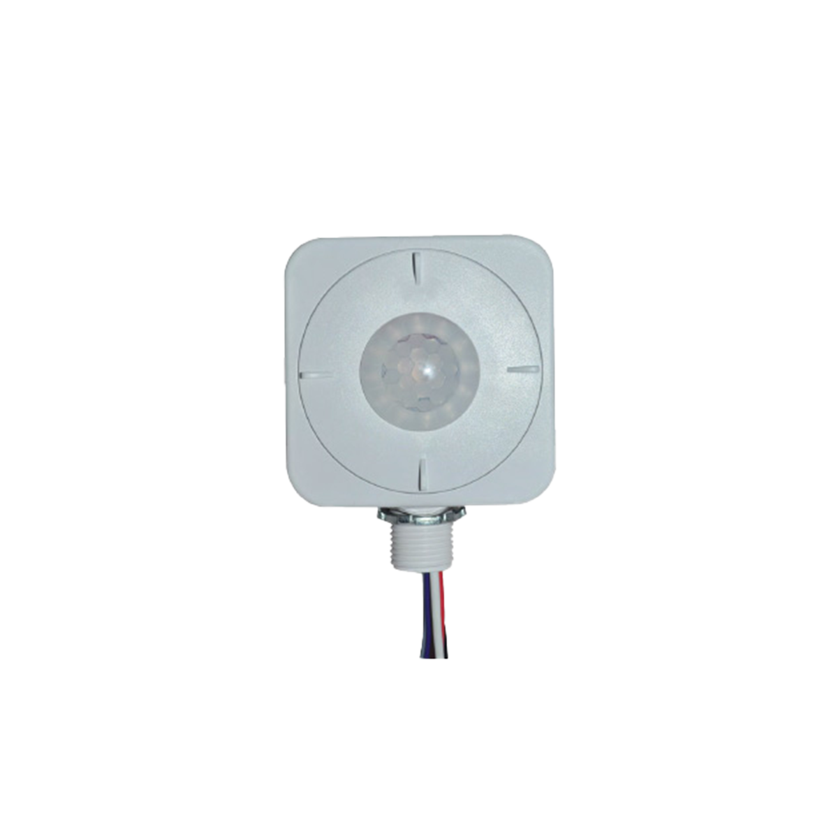 PIR Sensor - 120-347V, 60Hz - For external mounting when installed above 14FT up to 39FT - 360° of coverage - Up to 20ft detection radius — Title: Default Title