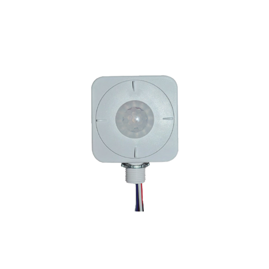 PIR Sensor - 120-347V, 60Hz - For external mounting when installed above 14FT up to 39FT - 360° of coverage - Up to 20ft detection radius — Title: Default Title