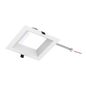 Reno Zeta - 8" Square Commercial Downlight - Selectable Wattage 15/20/25/30/35W - Selectable CCT 2700/3000/3500/4000/5000K - 120-347V - 3-in-1 Dimming | RENO-DL8-MW-DV-MCCT-SQ - White - RENO-DL8-MW-DV-MCCT-SQ-WH