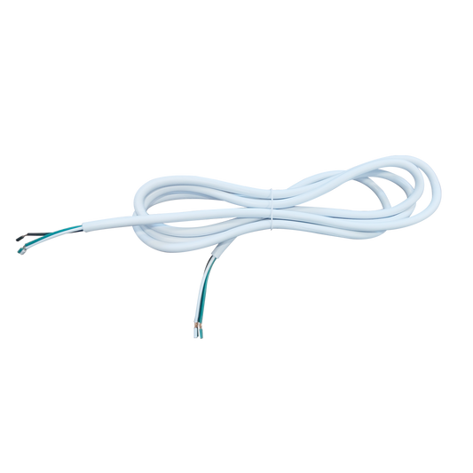Reno 10 foot 600V white field-installed power cord - R39311