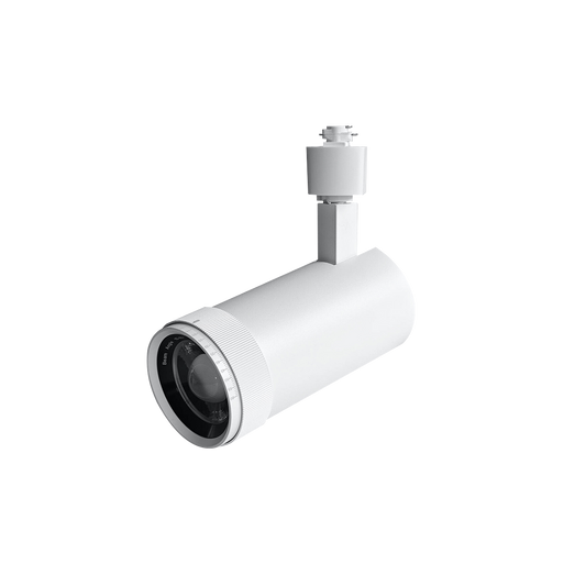 Reno Story - 30W Track Head | Selectable CCT 2700/3000/3500/4000/5000K | TRIAC Dimming | CRI 93 | J-Type | Zoomable Degree Adjustable | 120V | RENO-TH30W-5CCT-ADJ-JUNO / R31335, R31336 — Color: White