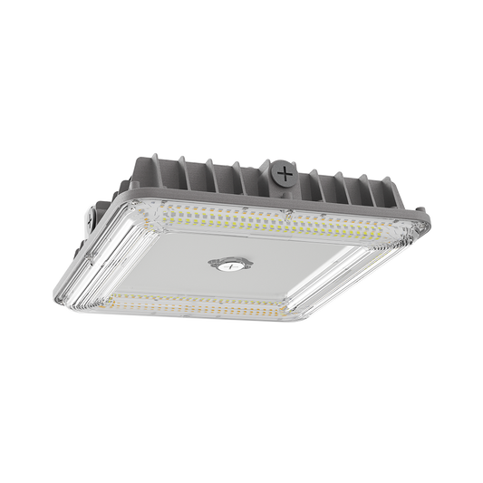 Flare - Square Canopy R1 - Selectable Wattage 25/30/35/40W - Selectable CCT 30/40/5000K - 120-347V - Black Finish — Title: Default Title