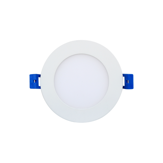 Brilliance - 4" SLIM Recessed Downlight | 12W | Selectable CCT: 27/30/35/40/5000K | FT4 Cable | 120V | White Finish