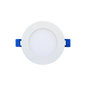 Brilliance - 4" SLIM Recessed Downlight | 12W | Selectable CCT: 27/30/35/40/5000K | FT4 Cable | 120V | White Finish