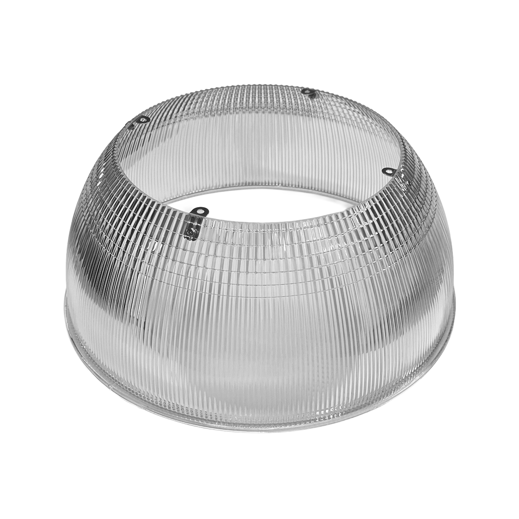 Product Display Visual of the SKU: RENO-HBU-Cover-R3/R4 for Marketing of theReno PC Reflector Lense for R3/R4 UFO Highbay | RENO-HBU-Cover-R3/R4