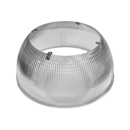 Product Display Visual of the SKU: RENO-HBU-Cover-R3/R4 for Marketing of theReno PC Reflector Lense for R3/R4 UFO Highbay | RENO-HBU-Cover-R3/R4