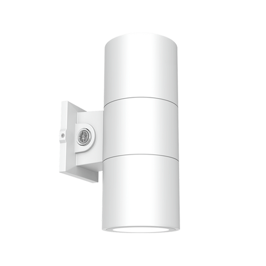 Reno Fusion - 4" Up / Down / Up & Down Wall Sconce Selectable Wattage 12W/16W/20W - Selectable CCT 30/40/50K - 120-347V — Color: White
