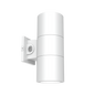 Reno Fusion - 4" Up / Down / Up & Down Wall Sconce Selectable Wattage 12W/16W/20W - Selectable CCT 30/40/50K - 120-347V — Color: White