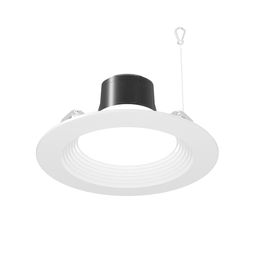 Zeta - 8" Commercial Downlight - Selectable Wattage 18/27/36W - Selectable CCT 2700/3000/3500/4000/5000K - 120-347V - White Finish — Title: Default Title