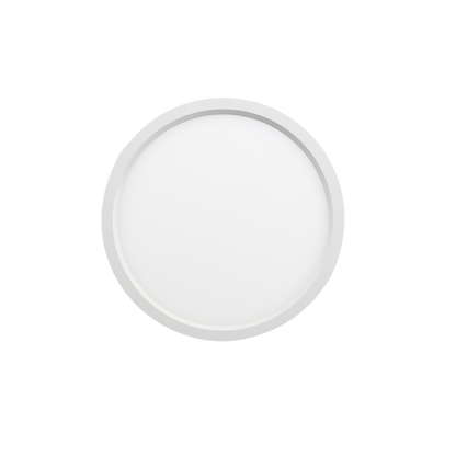 Sol - 9" Slim Surface Round 18W | 1150Lm | Selectable CCT 27/30/35/40/50K | 120V | White Finish