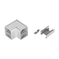 Product Display Visual of the SKU: RENO-TLSN-MCCT-L-WH-G2 for Marketing of theReno 90° Connector for Architectural Strip 

White Finish | RENO-TLSN-MCCT-L-WH-G2
