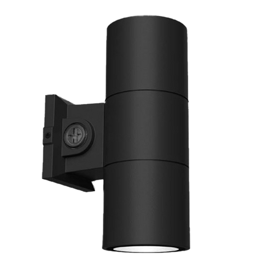 Reno Fusion - 6" Up / Down / Up & Down Wall Sconce Selectable Wattage 22/29/35W - Selectable CCT 30/40/50K - 120-347V — Color: Black