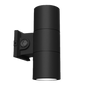 Reno Fusion - 6" Up / Down / Up & Down Wall Sconce Selectable Wattage 22/29/35W - Selectable CCT 30/40/50K - 120-347V — Color: Black