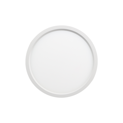 Sol - 12" Slim Surface Round 22W | 1450Lm | Selectable CCT 27/30/35/40/50K | 120V | White Finish
