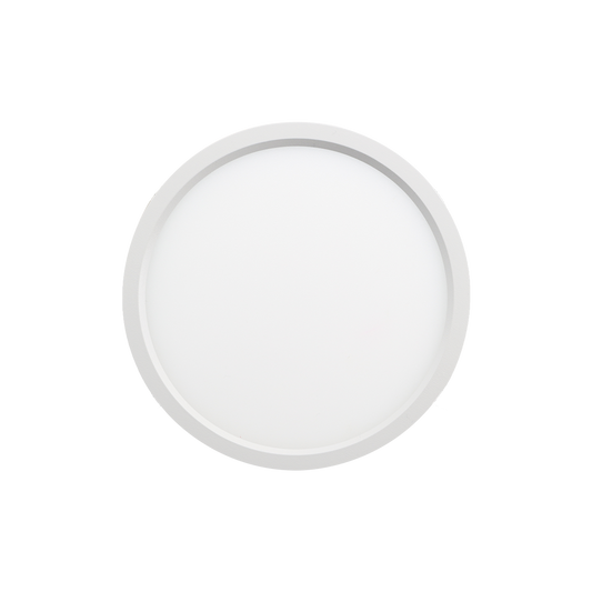Sol - 12" Slim Surface Round 22W | 1450Lm | Selectable CCT 27/30/35/40/50K | 120V | White Finish