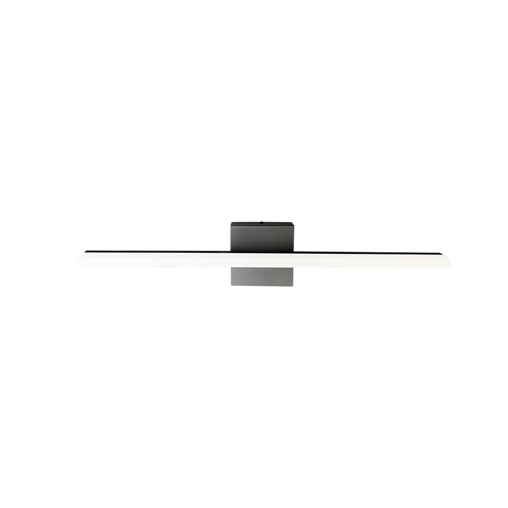 Stiletto - 24" Vanity Bar Light - 15W - Selectable CCT 30/35/40 - 120V - Black Finish — Title: Default Title
