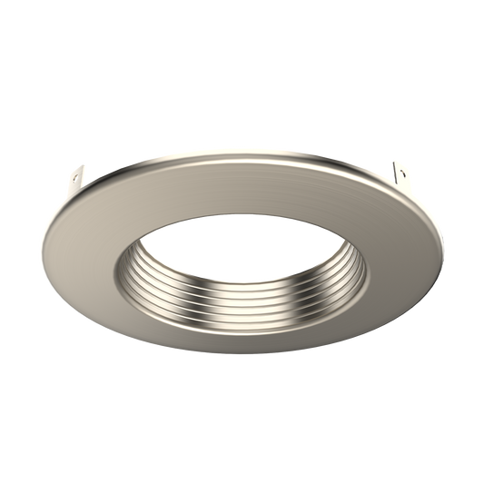 Zeta - 8" Trim for Prime Commercial Downlight — Finish: Brushed Nickel