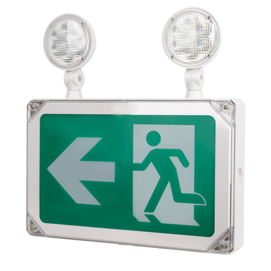 Emergency - WET Location Running MAN Combo - IP65 - 120MINS Battery Back UP - 120-347Vac - 24 Hours Recharge Time — Title: Default Title