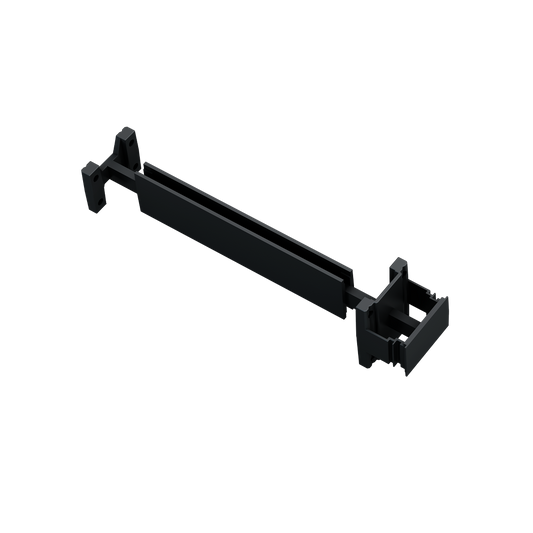 Reno Stratos - Connection kit for the Architectural Vertical Pendant — Color: Black