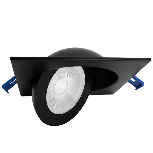 Reno LED Square Floating Gimbal Pot light 4" | RENO-LED-4-S9W-FG-5CCT-XX-SQ | RENO-LED-4-S9W-FG-SQ