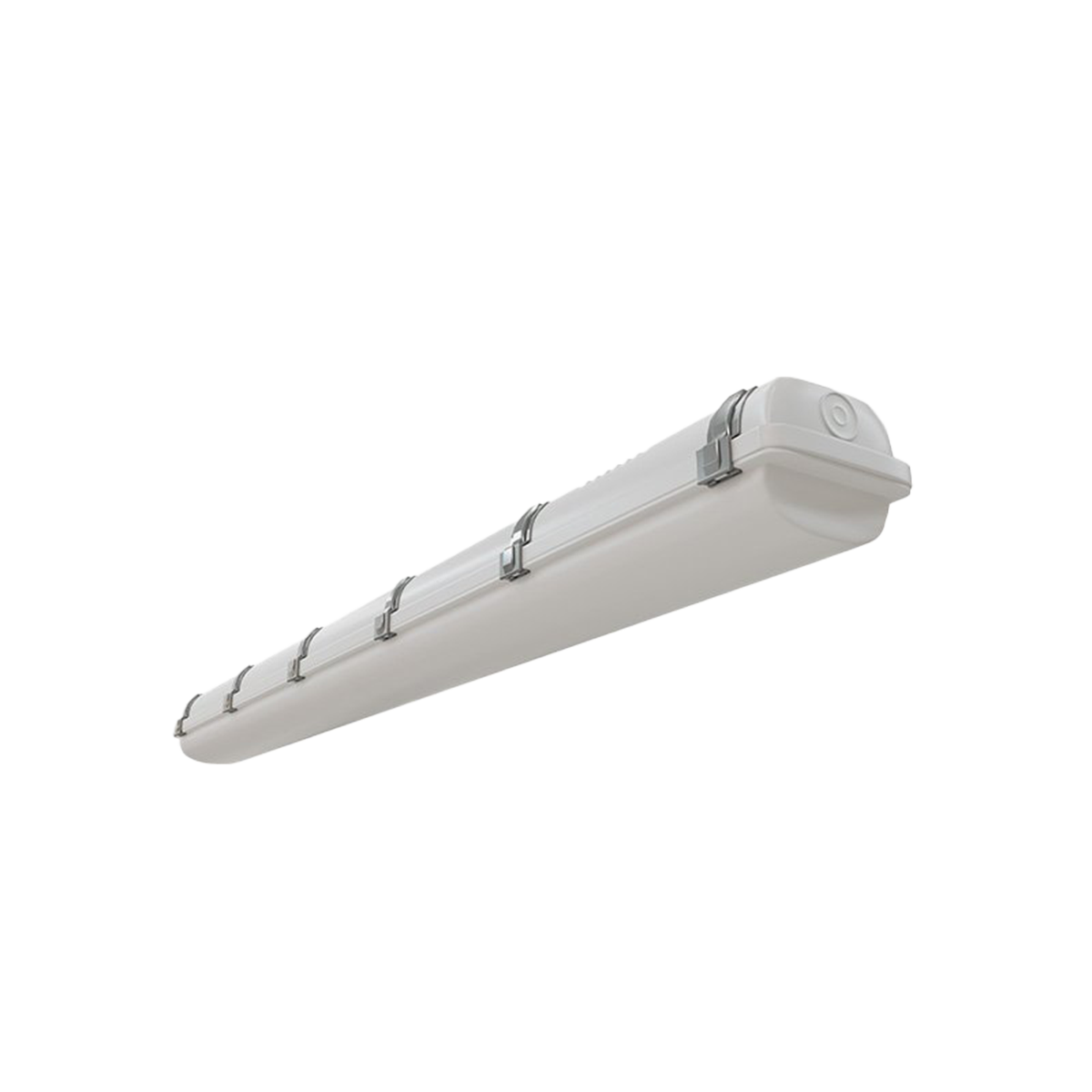 Mako - 4FT Vapor Tight R1 - Selectable Wattage 25/35/45W - Selectable CCT 35K/40K/50K - 120-347V - White Finish — Reflector: R2