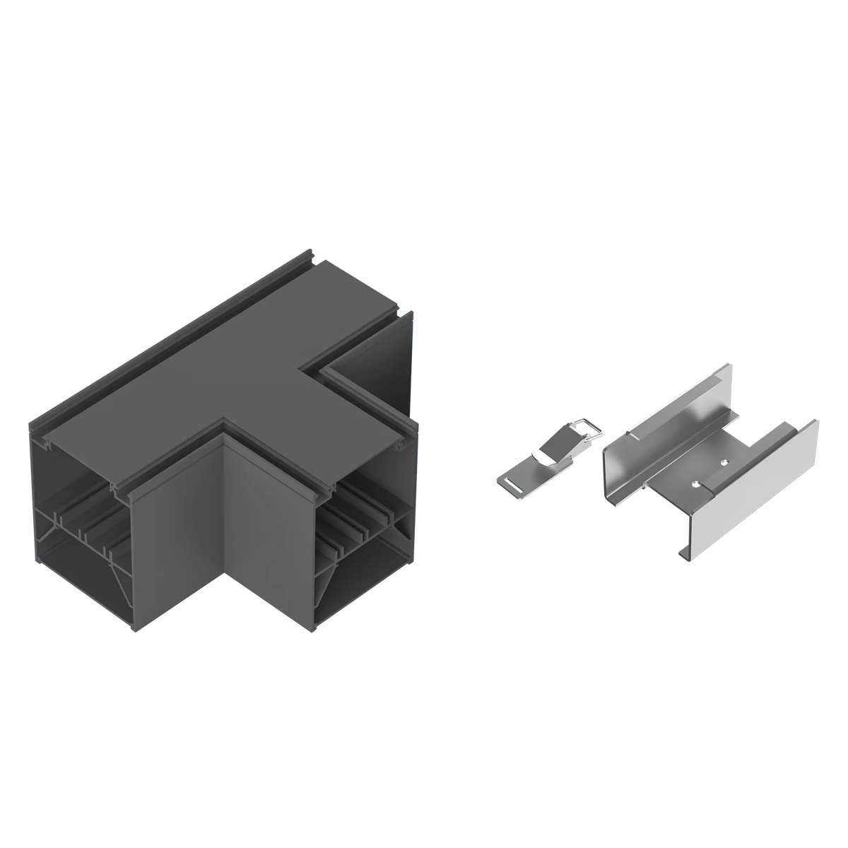 Reno T Connector for Architectural Strip 

White Finish | RENO-TLSN-MCCT-T-WH-G2 / R39426, R39438