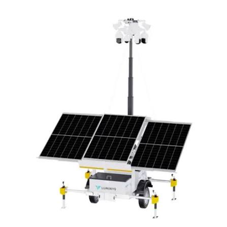 Luminys TG-113A-S LumiGuardian Solar Security Trailer Ground Shipping Fee for Canadian security dealers at SimplyControlled.ca