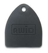KT - AWID | Key Tag (Fob) for Key Rings, AWID Logo - Simply Controlled
