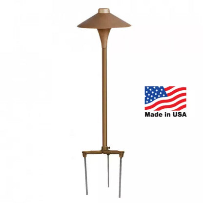 Product Display Visual of the SKU: CCH2CB for Marketing of theCAST Classic Large China Hat Area/Path Light | CCH2CB