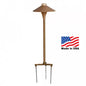 Product Display Visual of the SKU: CCH2CB for Marketing of theCAST Classic Large China Hat Area/Path Light | CCH2CB