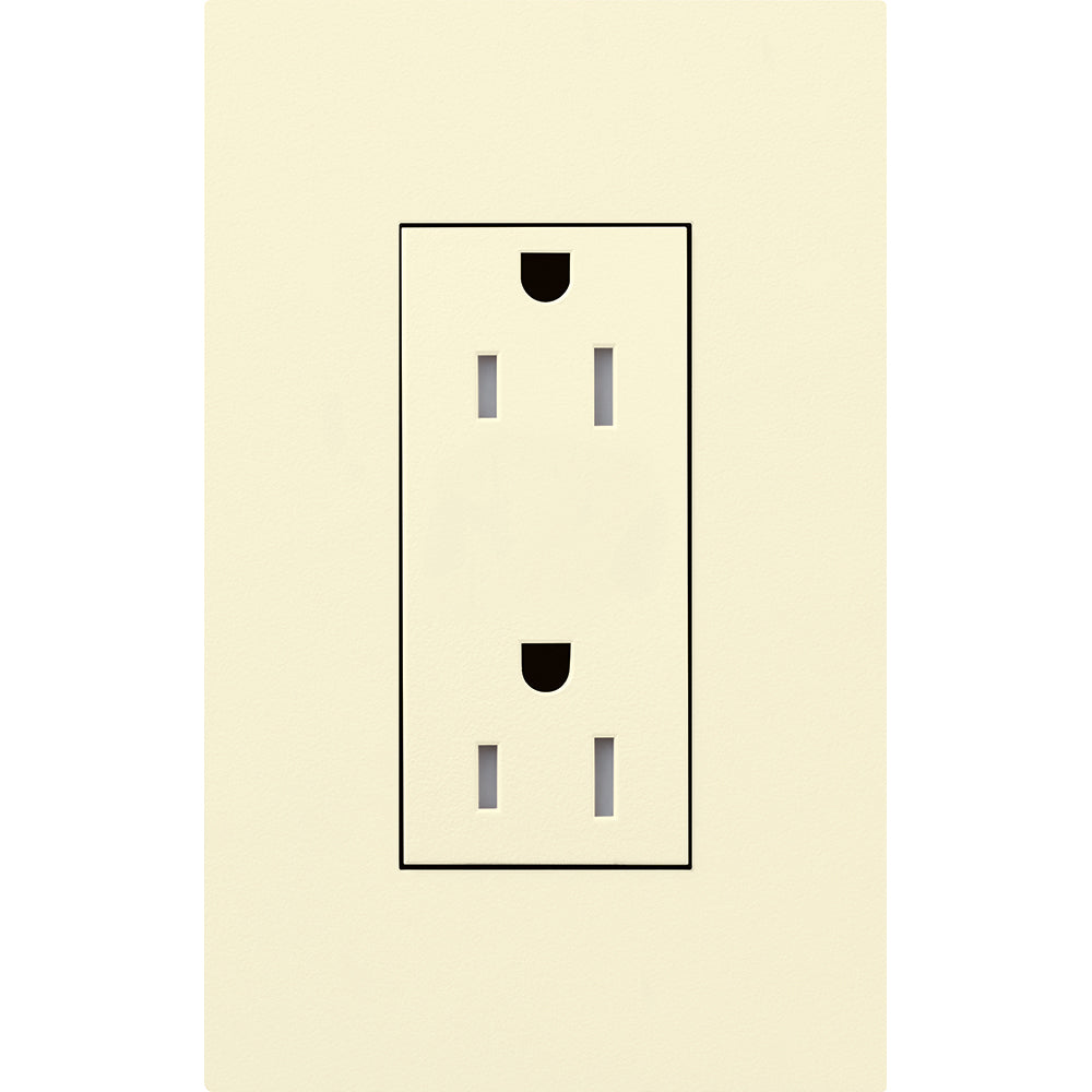 Lutron Architectural 15A Tamper-Resistant Duplex Receptacle | LTR-15-TR