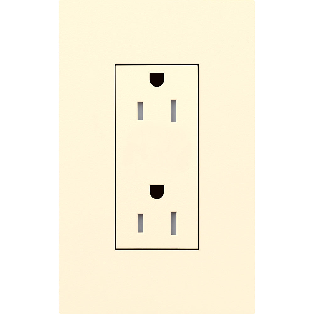 Lutron Architectural 15A Tamper-Resistant Duplex Receptacle | LTR-15-TR