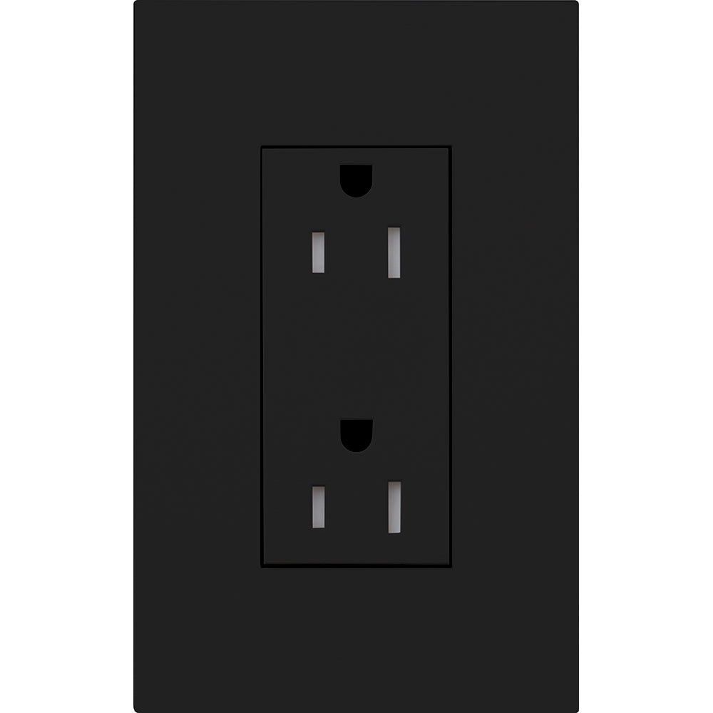 Lutron Architectural 15A Tamper-Resistant Duplex Receptacle | LTR-15-TR