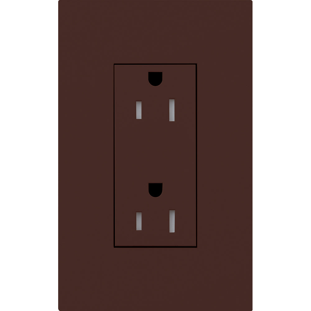 Lutron Architectural 15A Tamper-Resistant Duplex Receptacle | LTR-15-TR