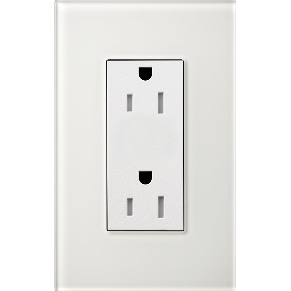 Lutron Architectural 15A Tamper-Resistant Duplex Receptacle | LTR-15-TR