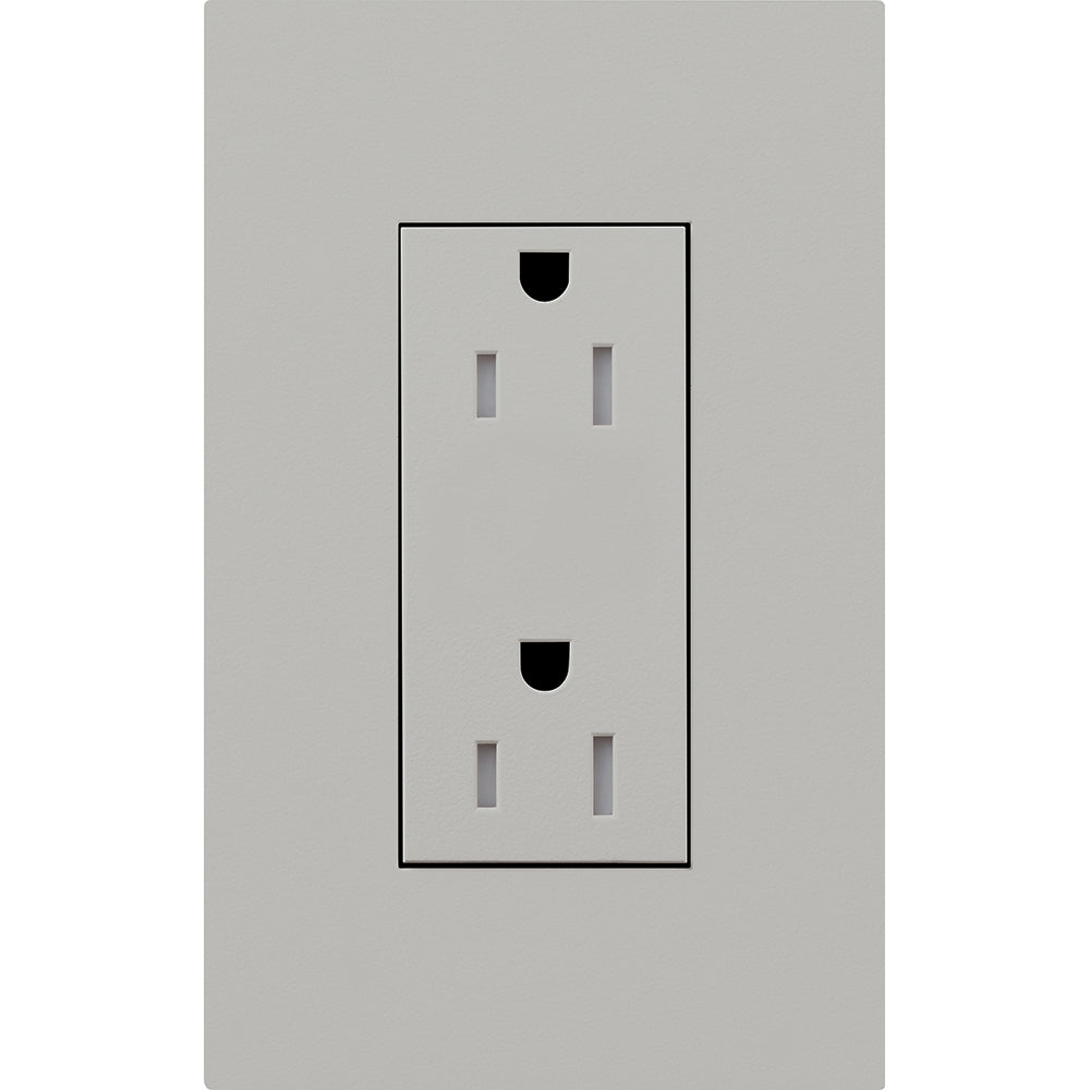 Lutron Architectural 15A Tamper-Resistant Duplex Receptacle | LTR-15-TR