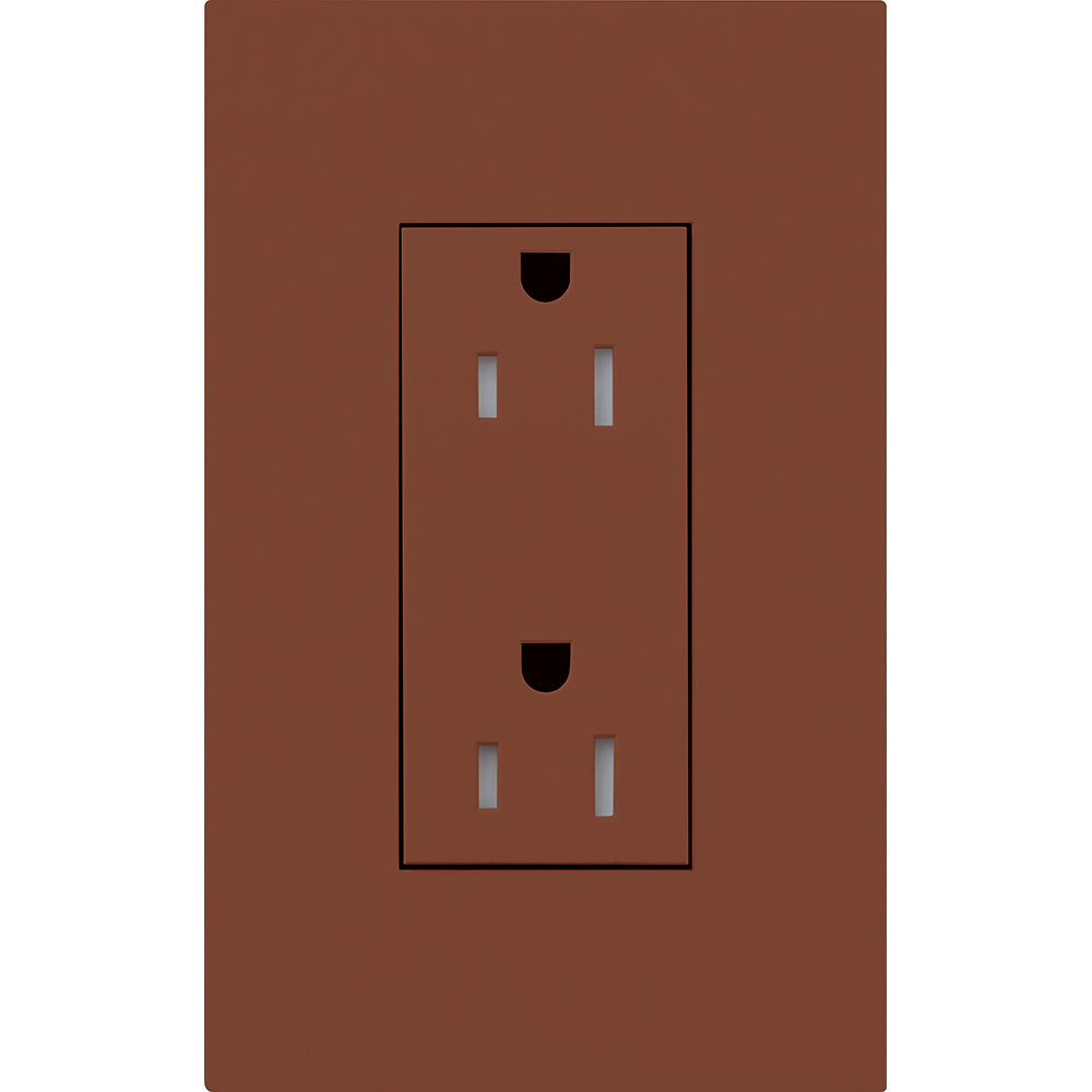 Lutron Architectural 15A Tamper-Resistant Duplex Receptacle | LTR-15-TR